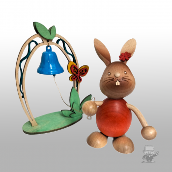 Kuhnert 52243 Stupsi Osterhase mit Glocke